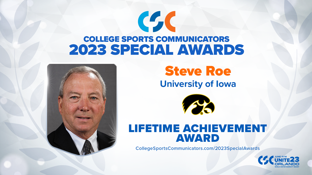 2023 Special Awards Salute: Steve Roe (Iowa), Lifetime Achievement Award